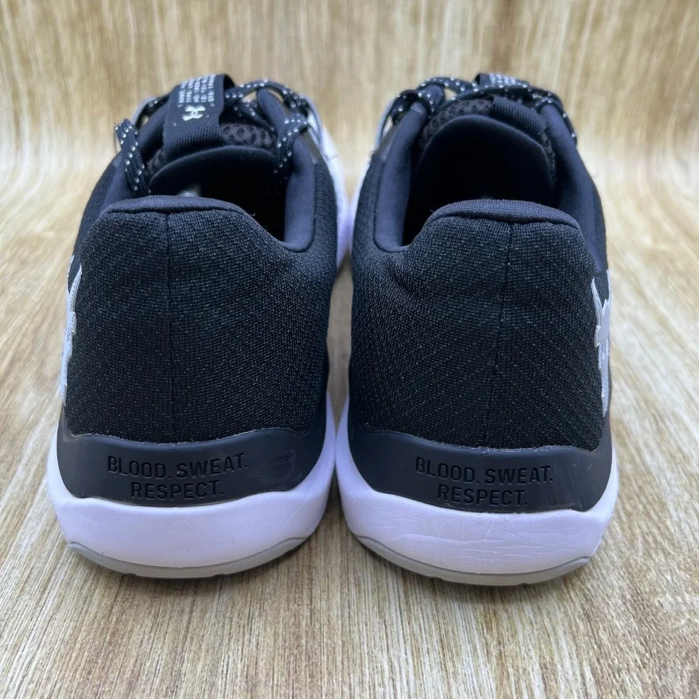 Under Armour Project Rock BSR 2 Men's Size 14.5 White Black Shoes 3025081-100‎